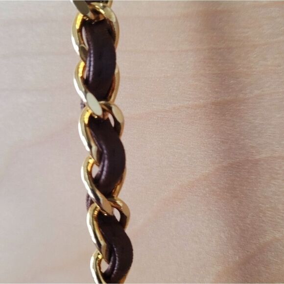 Authentic Chanel VTG CrossBody Tassel Brown Lambskin Camera Bag Purse RARE GHW - Picture 7 of 16